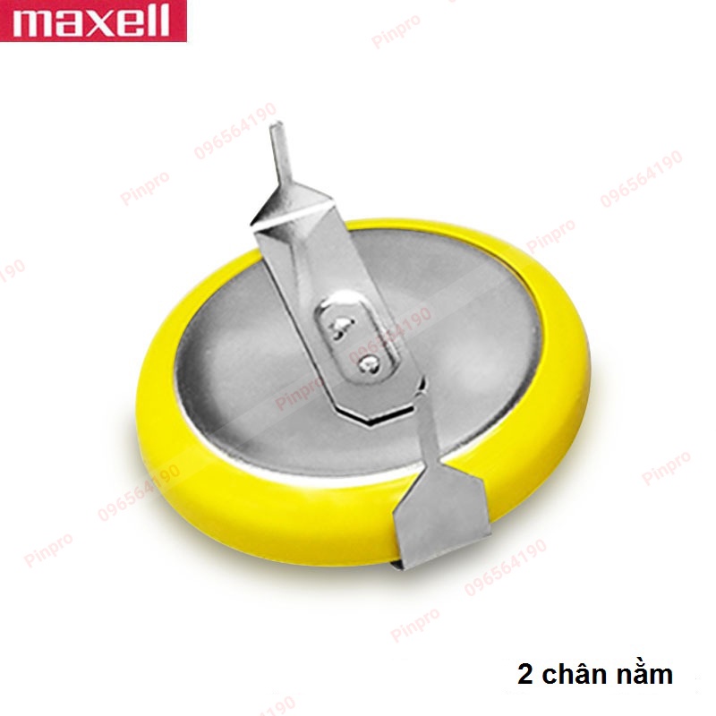 Pin sạc Maxell ML2032 3V Lithium hàn chân, có dây cắm