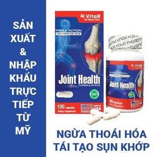 Vitar joint health formulation hộp 100 viên - tpbvsk - viên uống glucosamine bổ khớp giúp giảm viêm khớp, đau khớp
