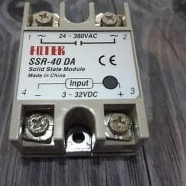 Rơ Le Bán Dẫn Fotek Ssr-40Da 40a Ac 3-32vdc / 24-380v