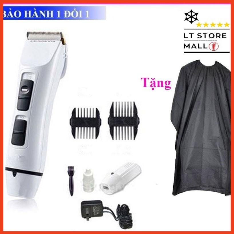 Tông Đơ Cắt Tóc Hàn Quốc Codos T6 Kèm Áo Choàng Cắt Tóc Chống Nước