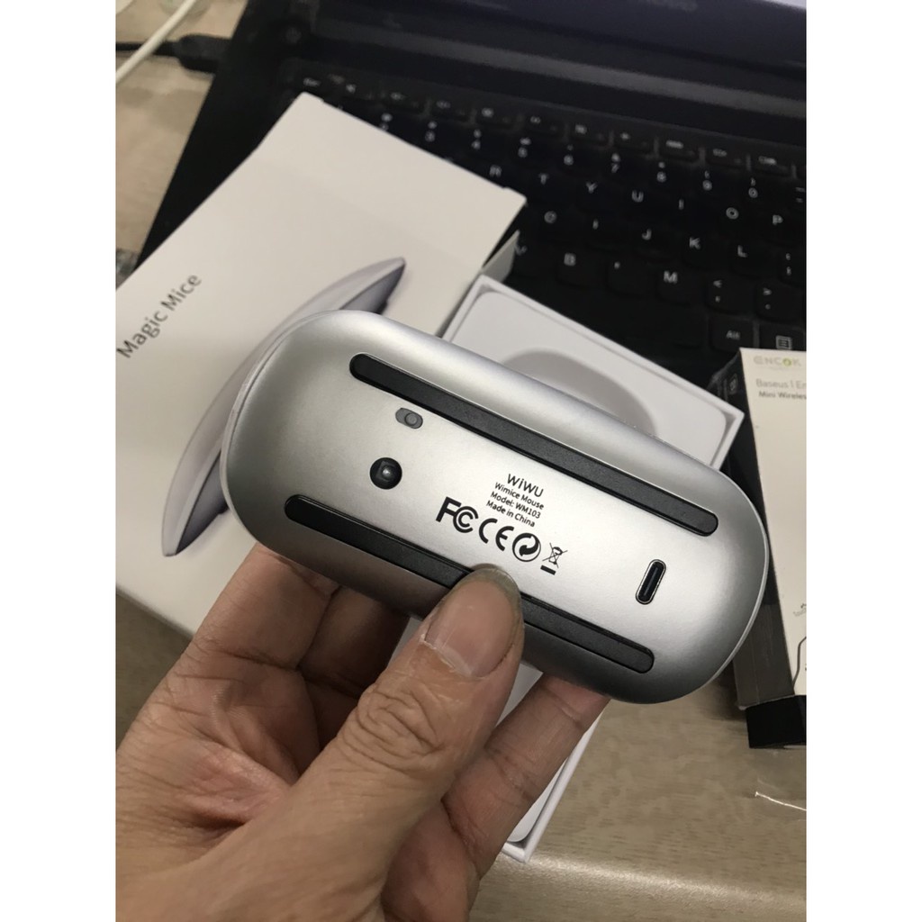 Chuột không dây bluetooth WIWU Magic Mice/Dual Mode Mouse Mice lite WM104