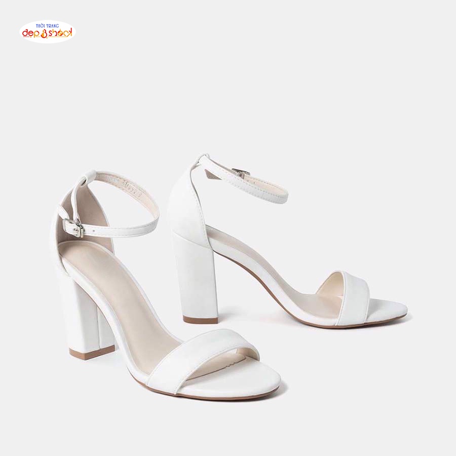 Xăng đan cao gót 7p quai ngang thời trang có Big Size 42 43 MS 21010