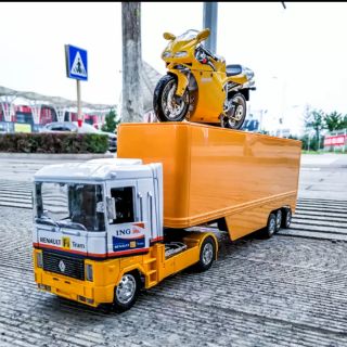 Xe mô hình container vận chuyển hợp kim 1:32