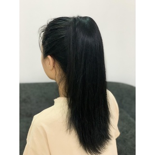 Ngoạm kẹp đuôi ngựa tóc thật cao cấp 100%
