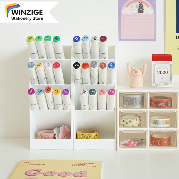 Winzige ins storage box pen holder Đựng Bút Để Bàn Tiện Lợi