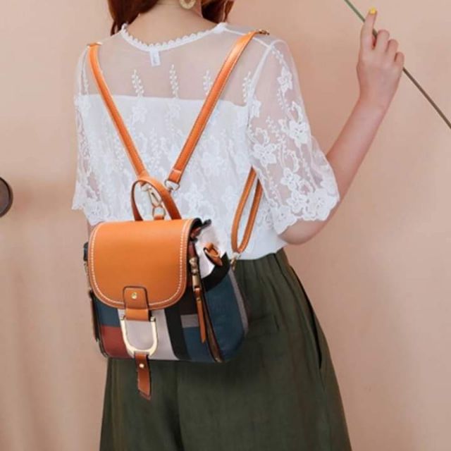 Balo kẻ còn duy nhất màu cam