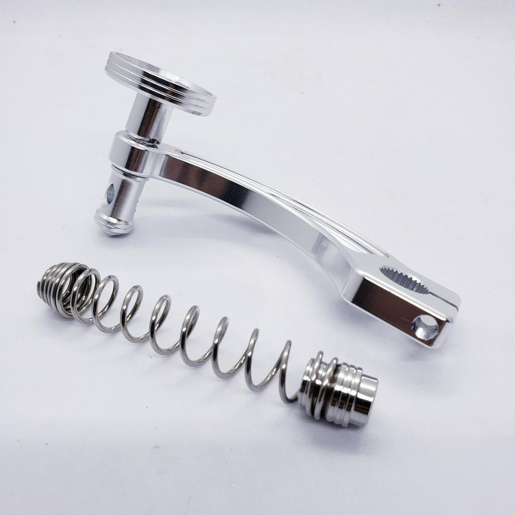 Càng thắng CNC nhôm cong tặng kèm lò xo 304 gắn xe máy