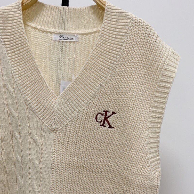 Áo gile len màu be Jennie BLACKPINK yêu thích - HÀNG CÓ SẴN