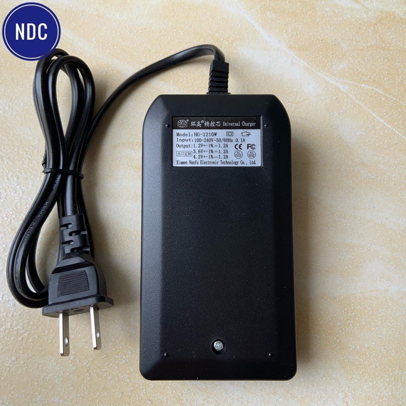 Bộ Sạc Pin Đa Năng MS-282AX 26650/18650/16340/14500 HG1210W