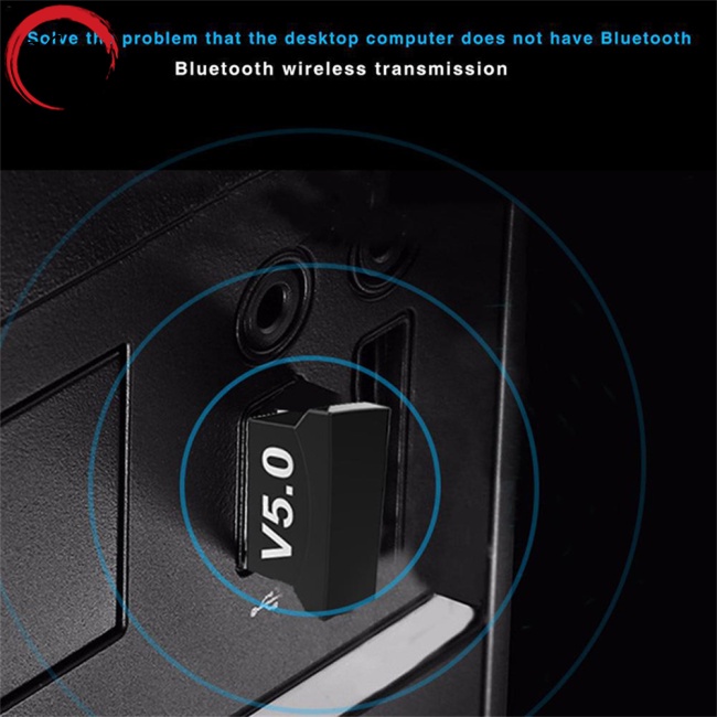 Usb Nhận Tín Hiệu Bluetooth 5.0 Không Dây V5.0 Cho Máy Tính
