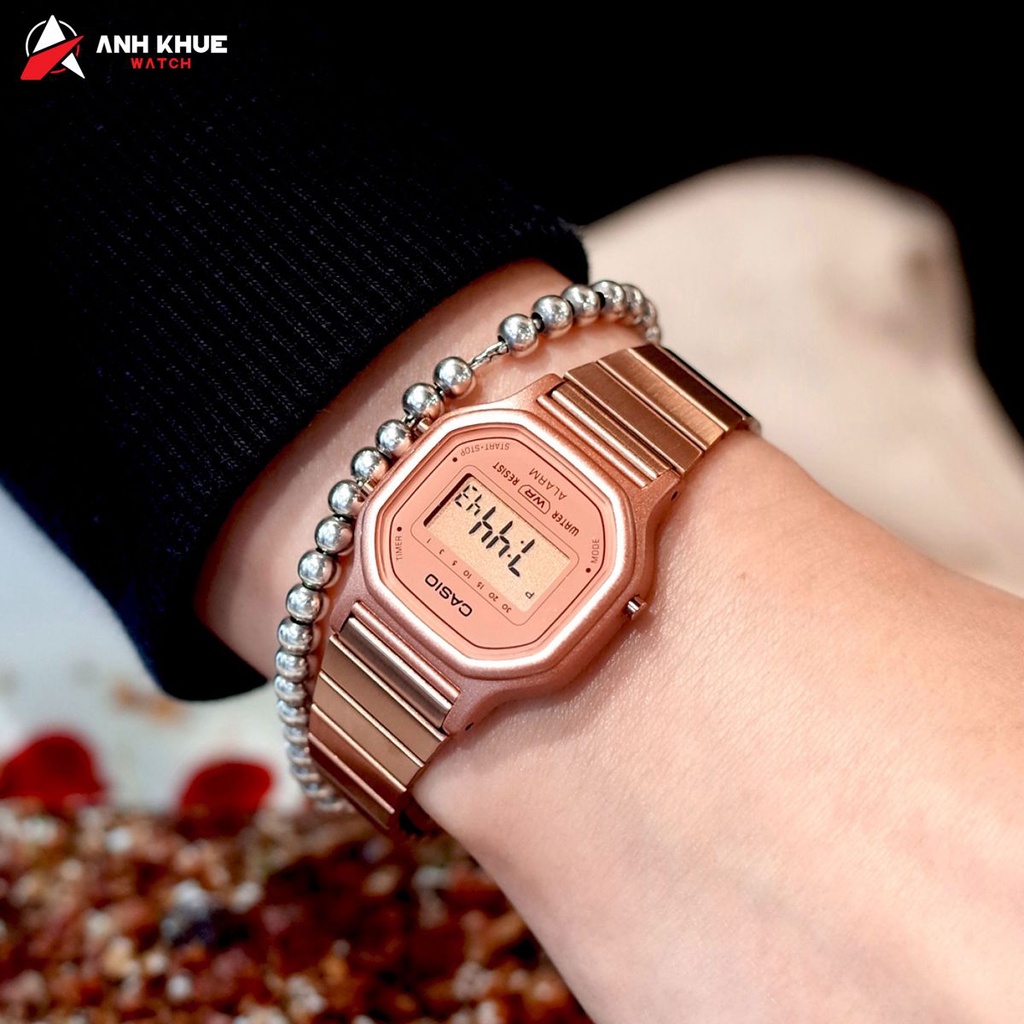 Đồng hồ nữ dây kim loại Casio Anh Khuê LA-11WR-5ADF