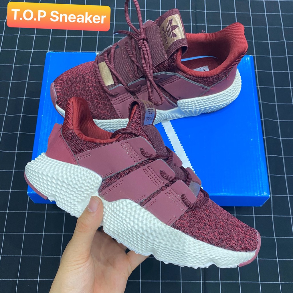 Giày Sneaker Prophere Đỏ Mận Full Box FreeShip