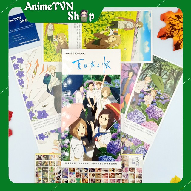 Hộp Postcard Bưu thiếp  Anime/Manga Natsume Yuujin chou