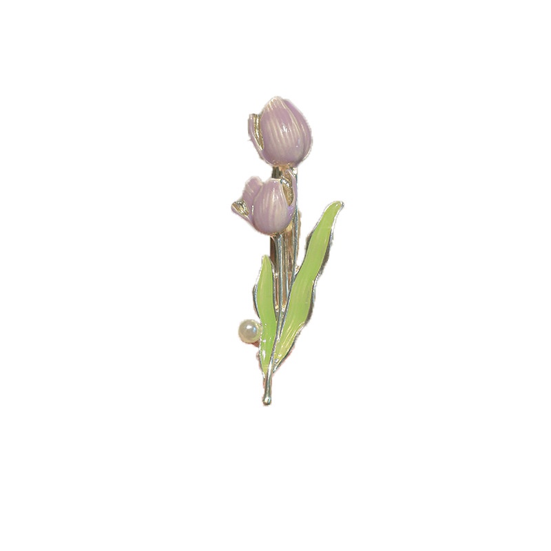 Kẹp Tóc Hoa Tulip Nhỏ Xinh Thanh Lịch Cho Nữ