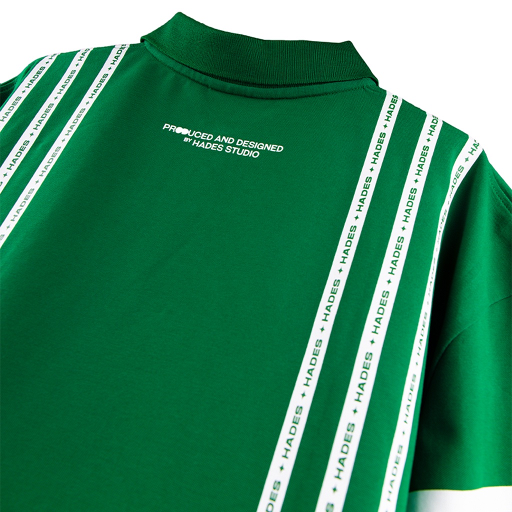 Áo Polo Tay Lỡ Unisex VERTICAL Thun Cá Sấu - HADES Brand Chính Hãng