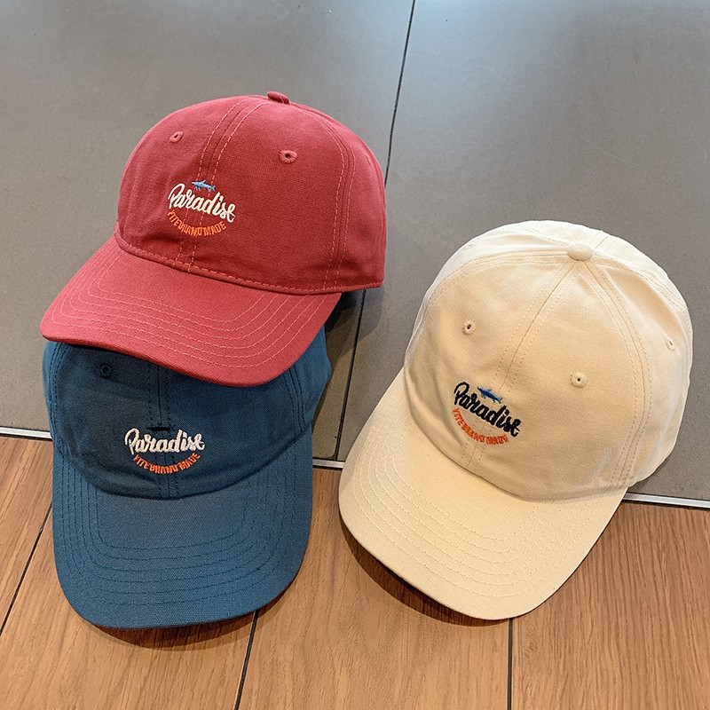 Mũ Lưỡi Trai Mềm Thêu Chữ Phong Cách Hàn Quốc Cho Nữ