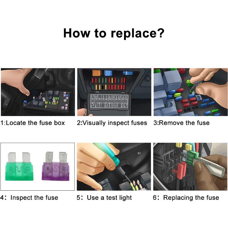 Bộ 80 Cầu Chì Tiêu Chuẩn 12V 3 5 7.5 10 15 20 40