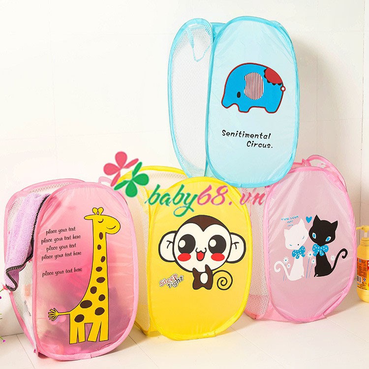 Sọt lưới giỏ đựng đồ quần áo đồ chơi gấp gọn | BigBuy360 - bigbuy360.vn