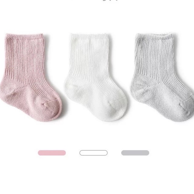 Set tất xuất Hàn cao cấp cho bé  chất mềm co giãn