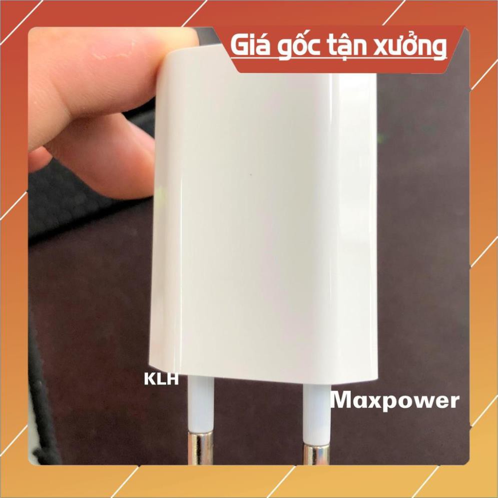 [XUẤT EU] Bộ củ dài và dây cáp sạc nhanh cho iphone Ipad Ipod không kén máy, không báo lỗi không loạn cảm ứng dây dài 1m