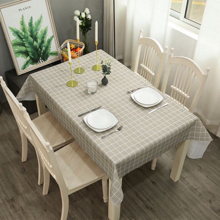 Khăn trải bàn caro chất liệu PVC không thấm nước dùng làm phông nền chụp ảnh picnic dã ngoại DANA