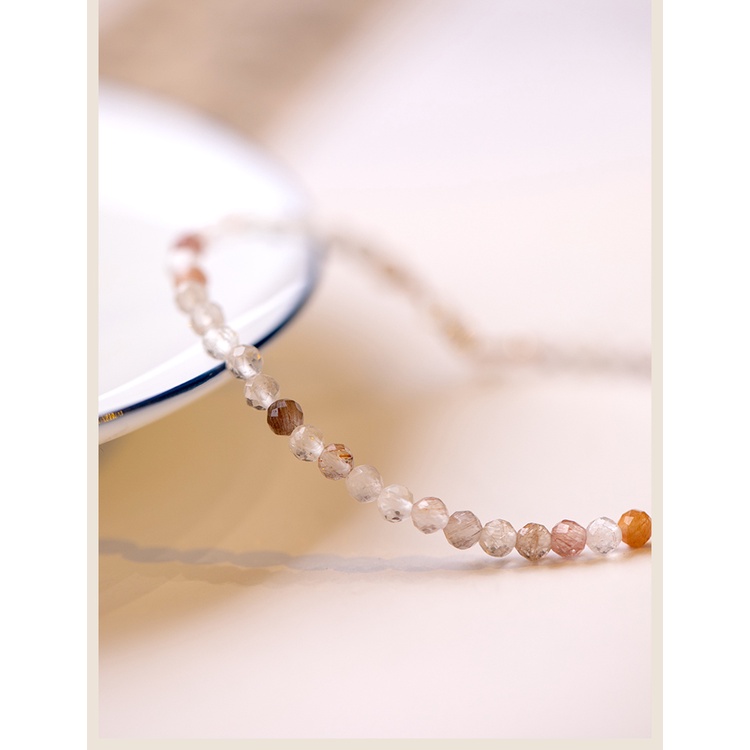 [Hàng Mới] Vòng Tay Hạt Pha Lê Nhiều Màu Phong Cách Retro