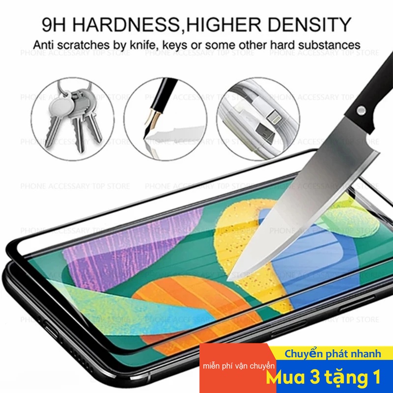 Màng cường lực mỏng che toàn phần cho Asus Zenfone ROG 3 4 5 6 7 ZS661KL/670KS/671KS ZB555KL/570TL/631KL/633KL/634KL