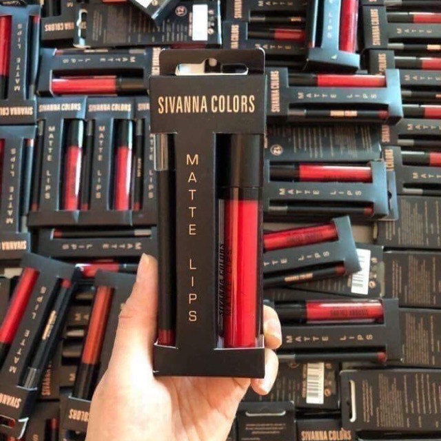 Son kem lì Sivanna Color Matte Lips kèm chì kẻ viền môi