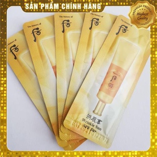 Combo 10 gói Kem chống nắng chống nhăn Whoo Jin Hea Yoon Sun Wrinkle Sun SPF 50+