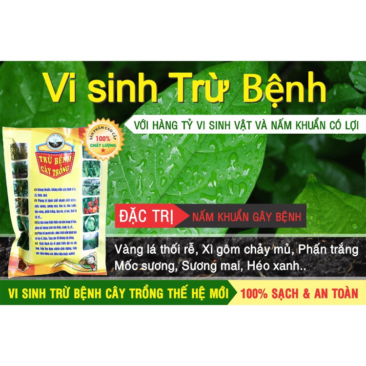 Chế Phẩm Vi Sinh TRỪ BỆNH cho cây Trồng