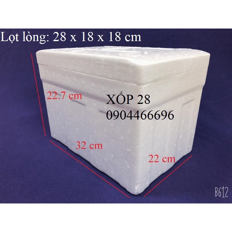 Thùng xốp hải sản 3kg 9 lít đựng đá hải sản hoa quả đồ đạc trồng cây nuôi cá [Hộp xốp đa năng]