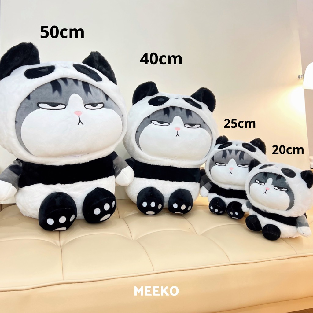 Thú nhồi bông Mèo hoàng thượng cosplay thú Pika Cat 3 phiên bản MEEKO