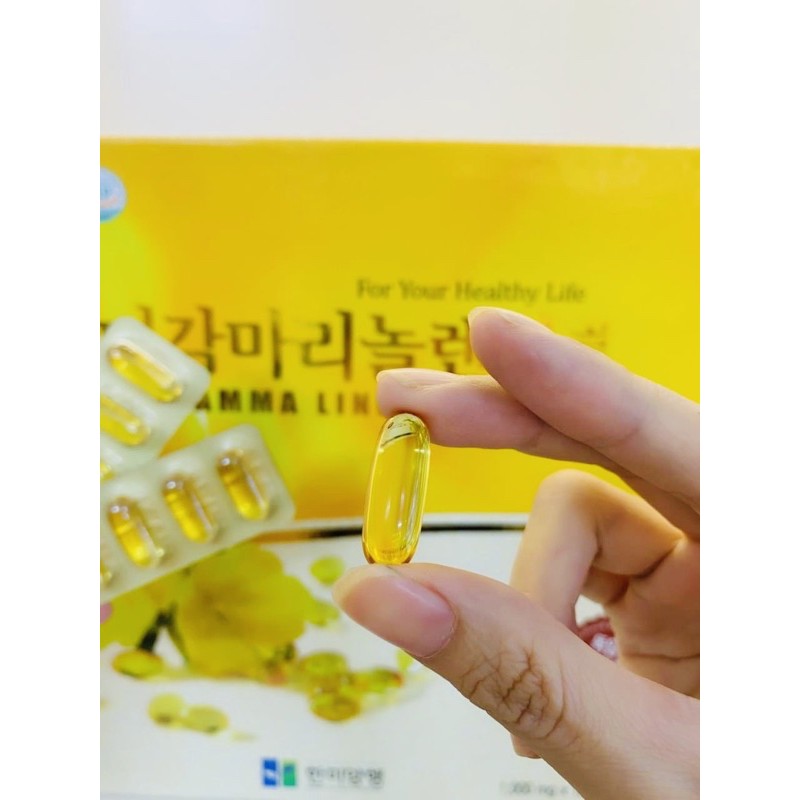 [MẪU MỚI] Tinh Dầu Hoa Anh Thảo Hàn Quốc Cân Bằng Nội Tiết Tố Nữ, Hộp 180V | BigBuy360 - bigbuy360.vn