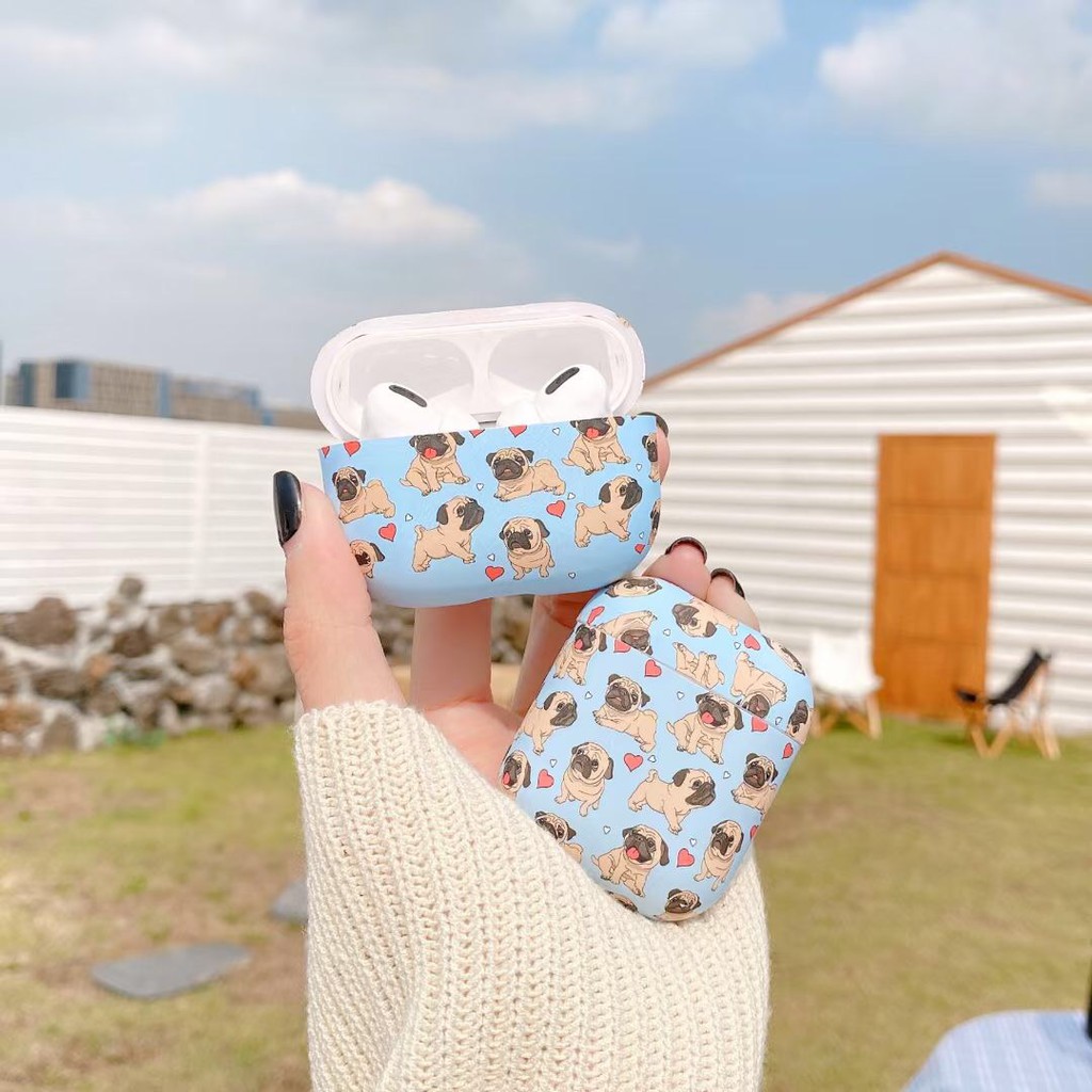 Vỏ Bảo Vệ Hộp Sạc Tai Nghe Airpods Pro 1 / 2 Chống Rơi Hình Chú Chó Pag Dễ Thương Apple | BigBuy360 - bigbuy360.vn