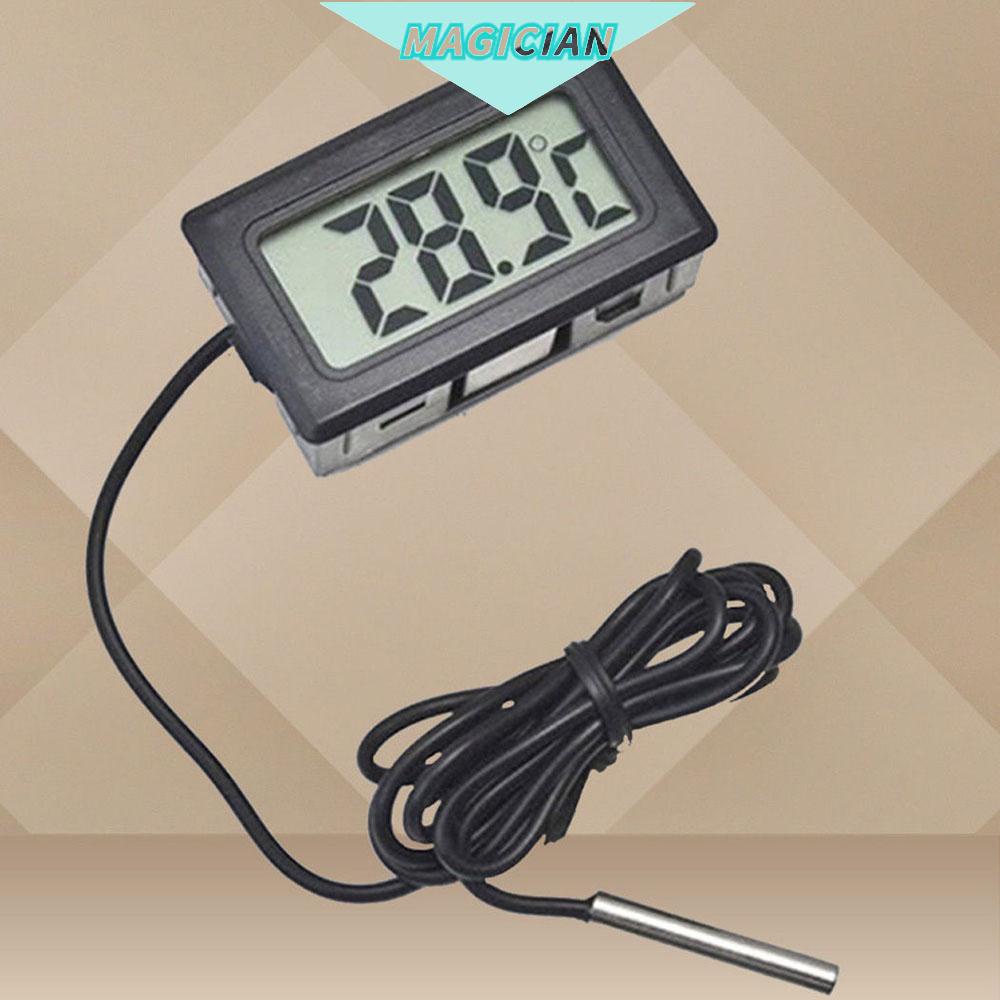 Nhiệt kế điện tử đo nhiệt độ bể cá/ tủ lạnh màn hình LCD 1m tiện dụng