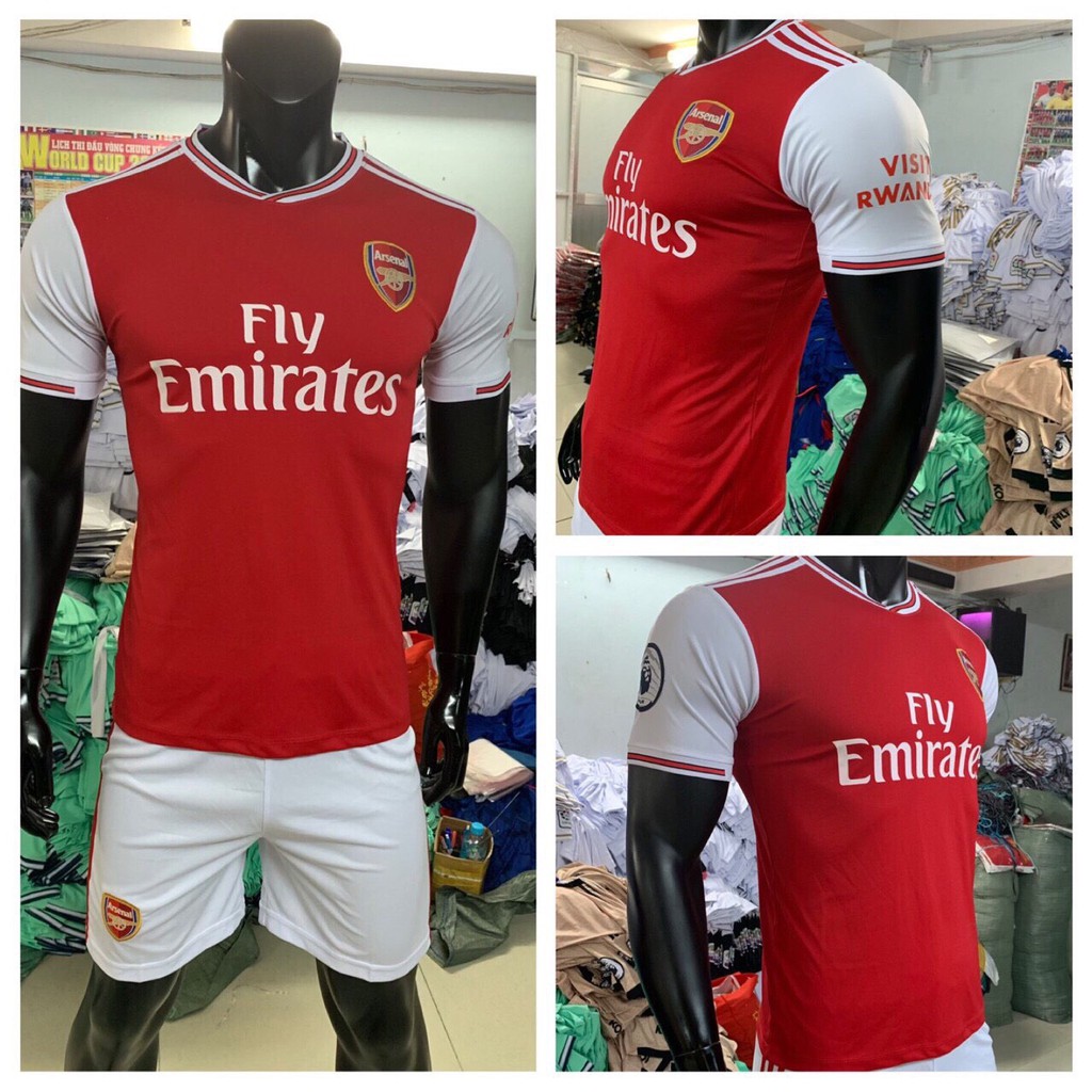 Áo Đá Banh CLB Arsenal Mùa Giải 2019 - 2020 Thun Lạnh Cao Cấp