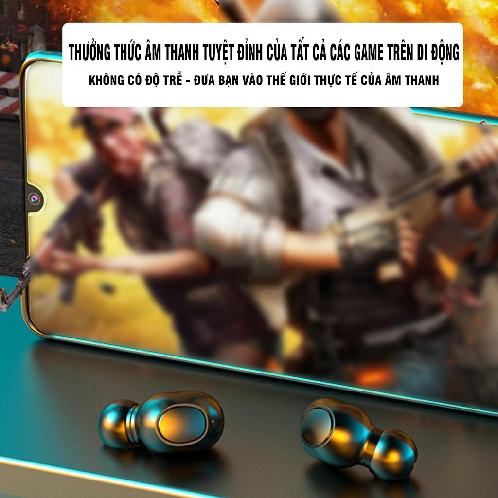 🔥Sale xả hàng 🔥 Tai nghe Bluetooth không dây LB60 ,tai nghe không dây TWS bluetooth V5.0 | BigBuy360 - bigbuy360.vn