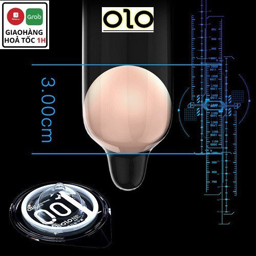 [CHÍNH HÃNG 100%] Bao cao su olo 0.01 siêu mỏng nhiều gel bôi trơn kéo dài thời gian 001mm - Hộp 10 bao - 1 TUYỆT PHẨM