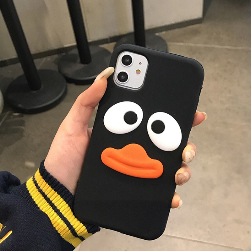 Xiaomi Mi Max 2 3 Pocophone F1 A1 A2 A3 Note 3 10 Mi 6 8 9 SE Mi8 Lite Play Mi 10 9 9T Pro Phone Case Cartoon Duck Soft Back Cover