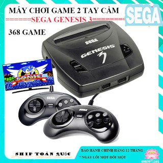 💢 XẢ KHO 💢 Máy chơi game cầm tay sega genesis 3 tích hợp sẵn 368 trò chơi - Bộ máy game cho trẻ em