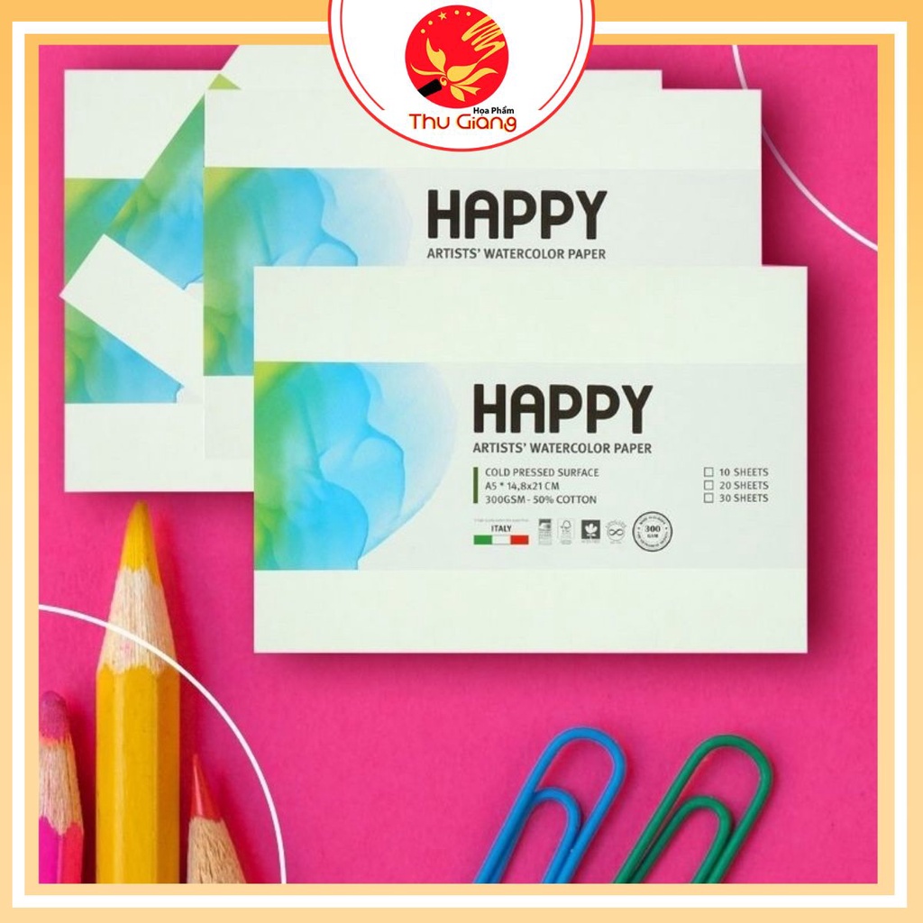 Giấy Happy A3;A4;A5,A6(300gms)