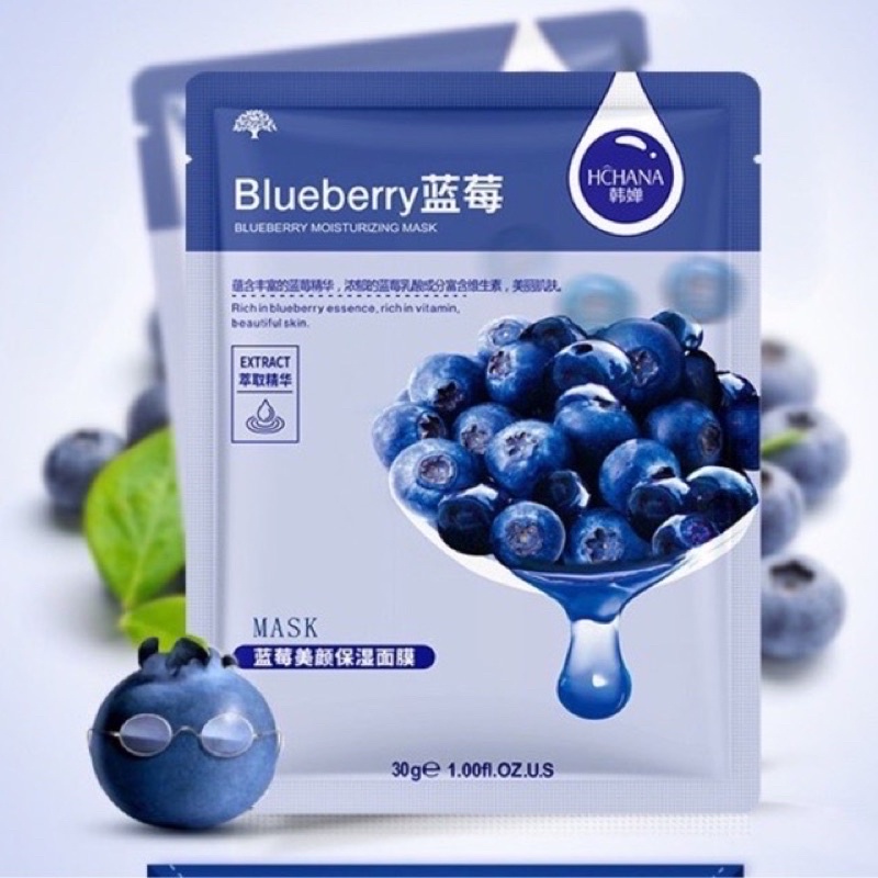 Mặt nạ dưỡng ẩm trắng da HChaNa chuyên cấp ẩm dưỡng trắng da giảm thâm giảm mụn thải độc da giảm lão hoá