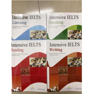 Bộ Intensive IELTS listening, reading, speaking, writing (giá lẻ
