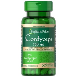 Viên uống đông trùng hạ thảo Cordyceps Mushroom 750mg 60 viên Puritan's Pride