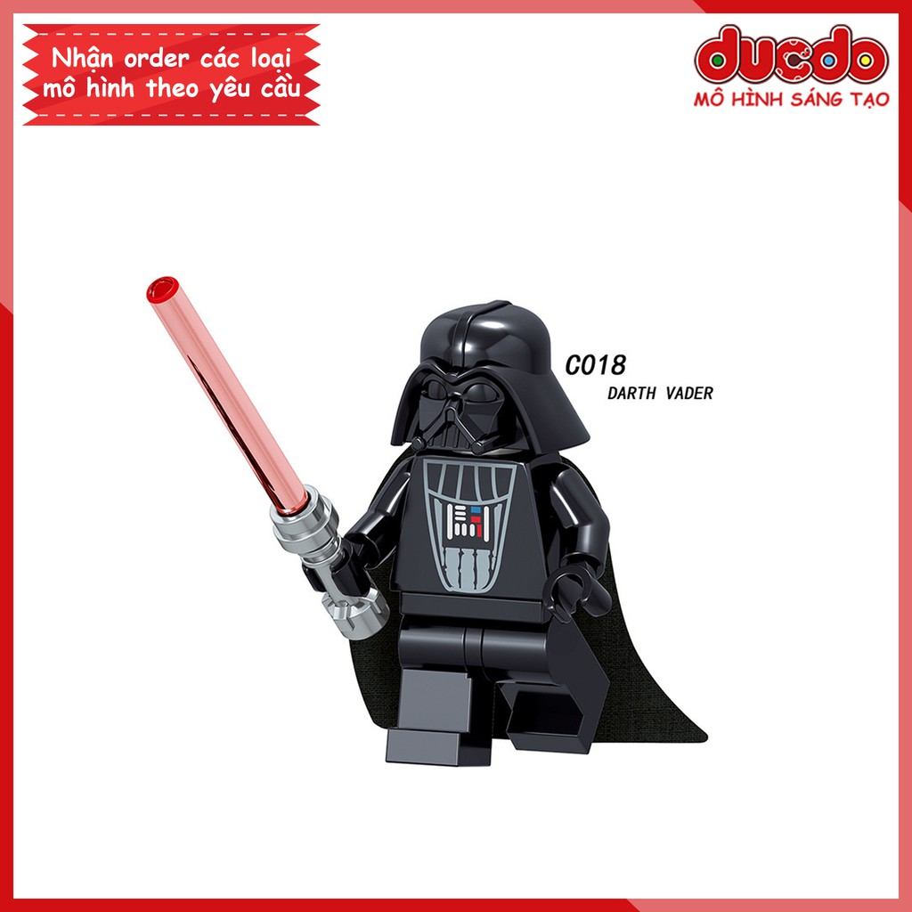 Minifigures các nhân vật trong Star War full vũ khí - Đồ chơi Lắp ghép Xếp hình Mô hình Mini Iron Man LeLe C015 - 022