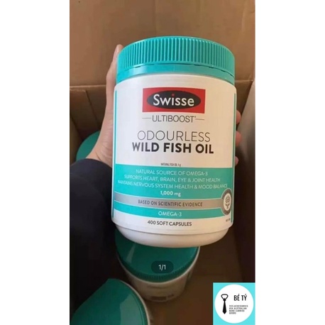 🐟🐠 𝐒𝐰𝐢𝐬𝐬𝐞-𝐎𝐝𝐨𝐮𝐫𝐥𝐞𝐬𝐬 𝐇𝐢𝐠𝐡 𝐒𝐭𝐫𝐞𝐧𝐠𝐭𝐡 𝐖𝐢𝐥𝐝 𝐅𝐢𝐬𝐡 𝐎𝐢𝐥 𝐔𝐥𝐭𝐢𝐛𝐨𝐨𝐬𝐭 𝟏000mg – 𝟒𝟎𝟎 𝐕𝐢𝐞̂𝐧 💧💧