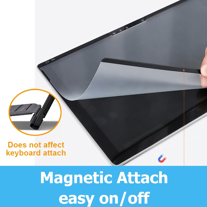Miếng Dán Bảo Vệ Màn Hình Từ Tính Chống Lóa Cho Microsoft Surface Pro & Surface Go