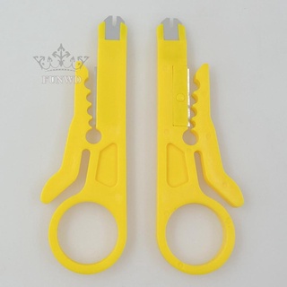 【FUNWD】Wire Stripper 1pcs Multi-function Safe Tool Yellow Convenient High-quality