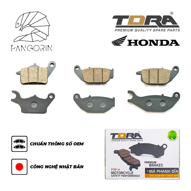 TORA - Bố Thắng  cho xe Honda: Blade - Wave S110 - Sonic 125/150 - Winner 150/X - Vario 150