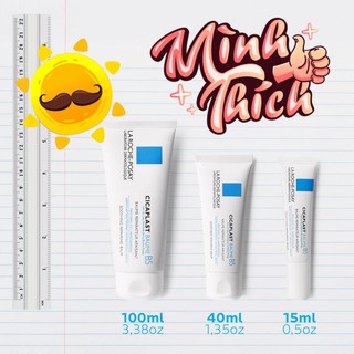 Kem dưỡng làm dịu kích ứng và phục hồi da La Roche-Posay Cicaplast Baume B5 100ml/40ml/15ml